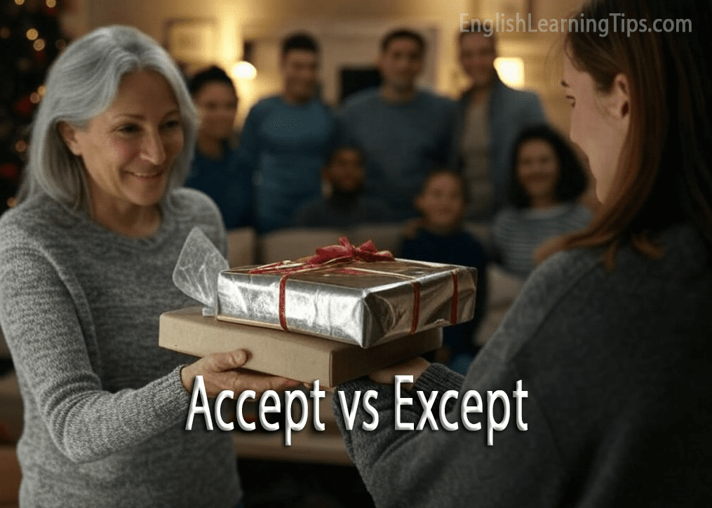 Accept vs Except