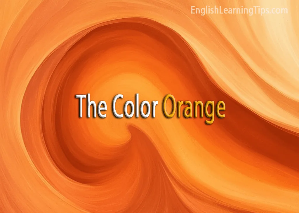 Vibrant orange abstract background with warm tones