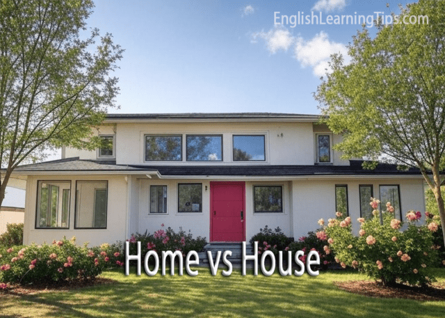House vs. home: Understanding the key differences – English Learning Tips