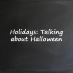 Holidays Talking about Halloween -- ESL lesson