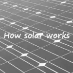 Close-up view of a solar panel grid for educational lesson on renewable energy.