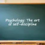 Psychology the art of self discipline