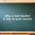 Why you need a real teacher instead of only AI
